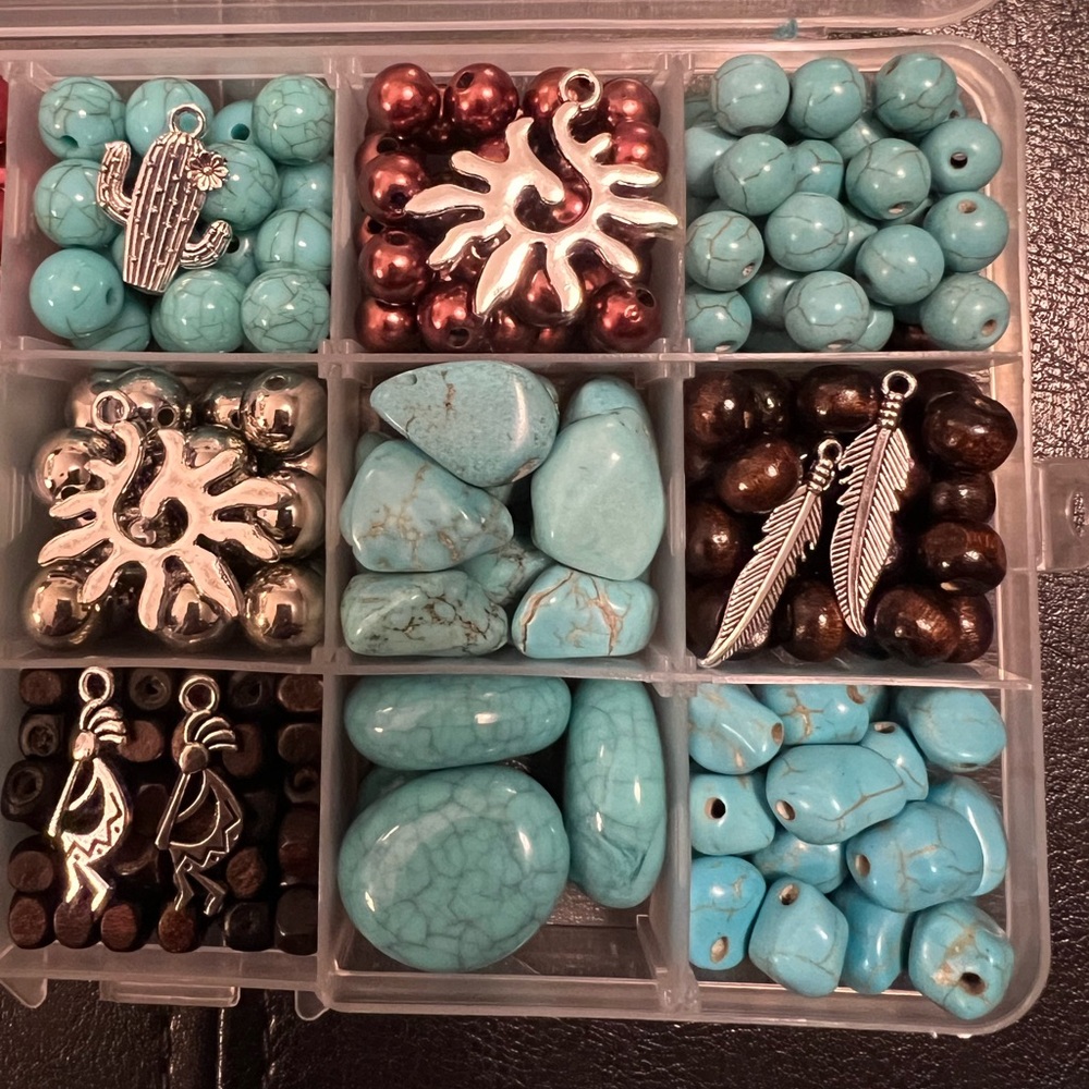 Craft Beads, NATIVE AMERICAN CHARM, Jewelry Supplies, loose bulk beads - Picture 5 of 8